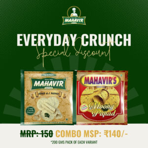 Everyday Crunch (Udad A1 Papad + Moong Papad)