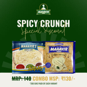 Spicy Crunch (White Mari Papad + Punjabi A1 Papad)